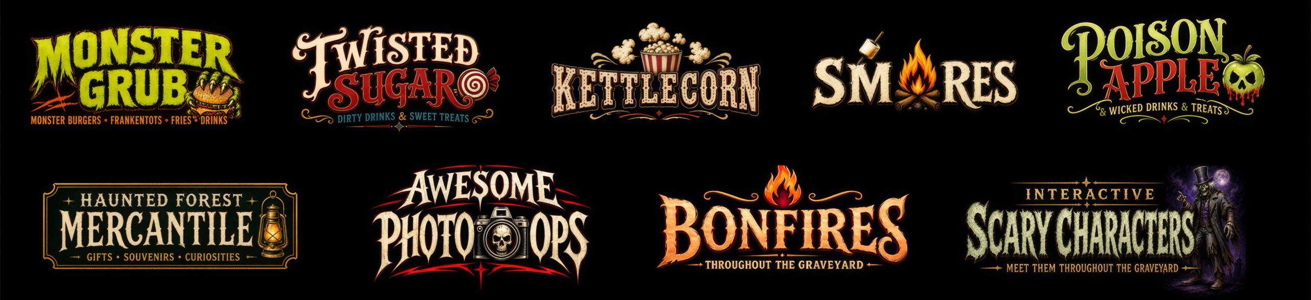 Graveyard-Midway-Logos